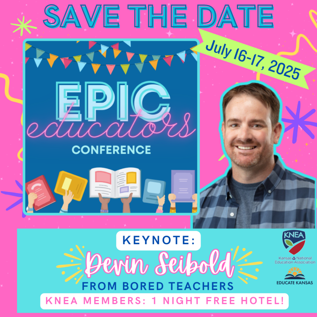 Epic Educators Save the Date - KNEA Members get a Free Hotel Room