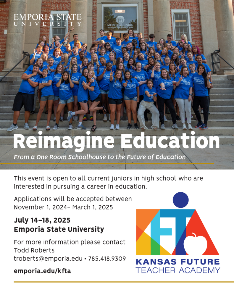 Kansas Future Teacher Academy Flyer